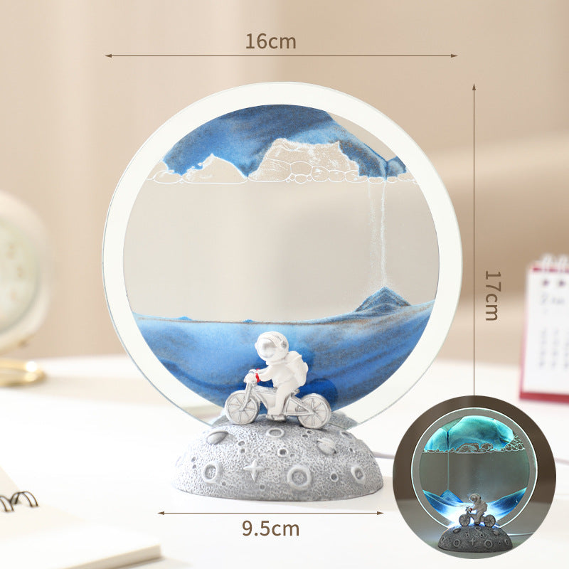 flowing sand picture decorative item