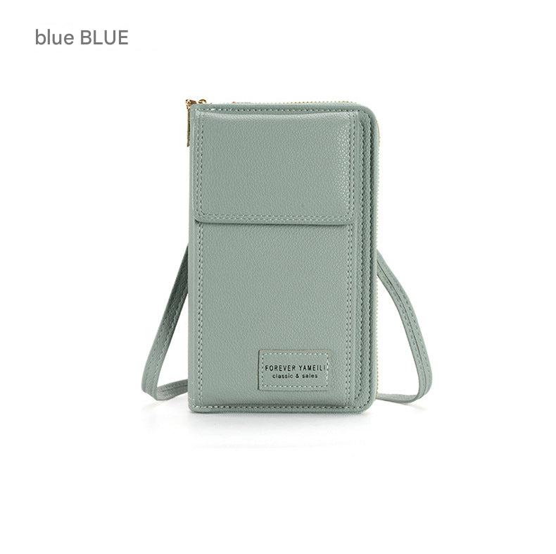 Women phone wallet bag gray