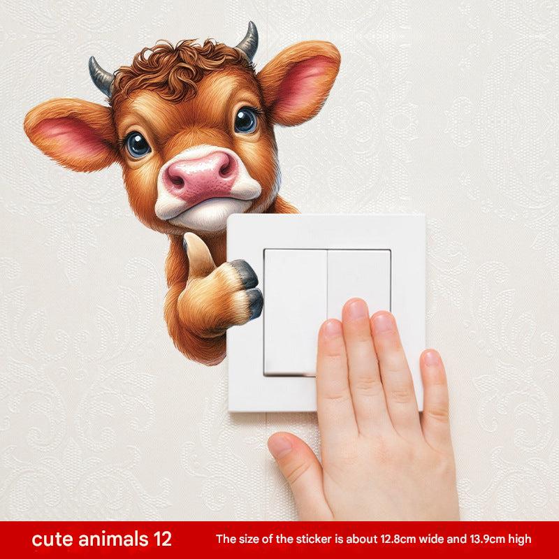 Cartoon Animal Wall Sticker 2