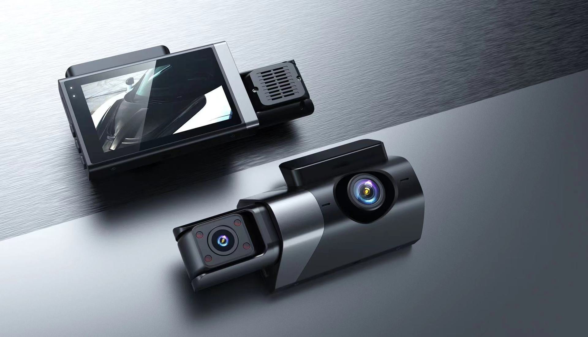 compact car dash cam design