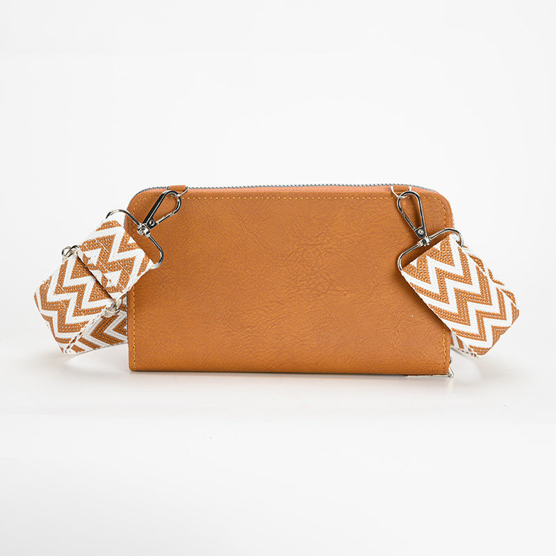 Stylish small square bag in purple