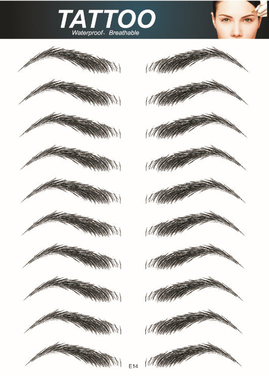 self-adhesive eyebrow tattoos image 5