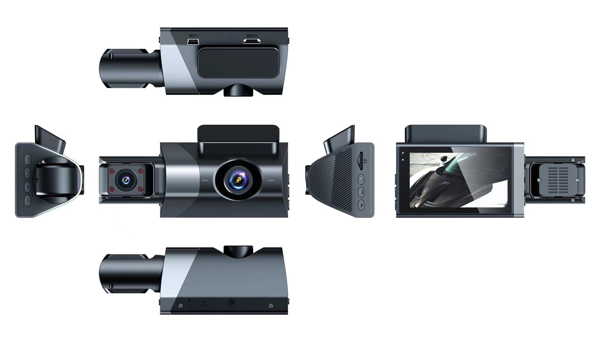 dash cam screen display