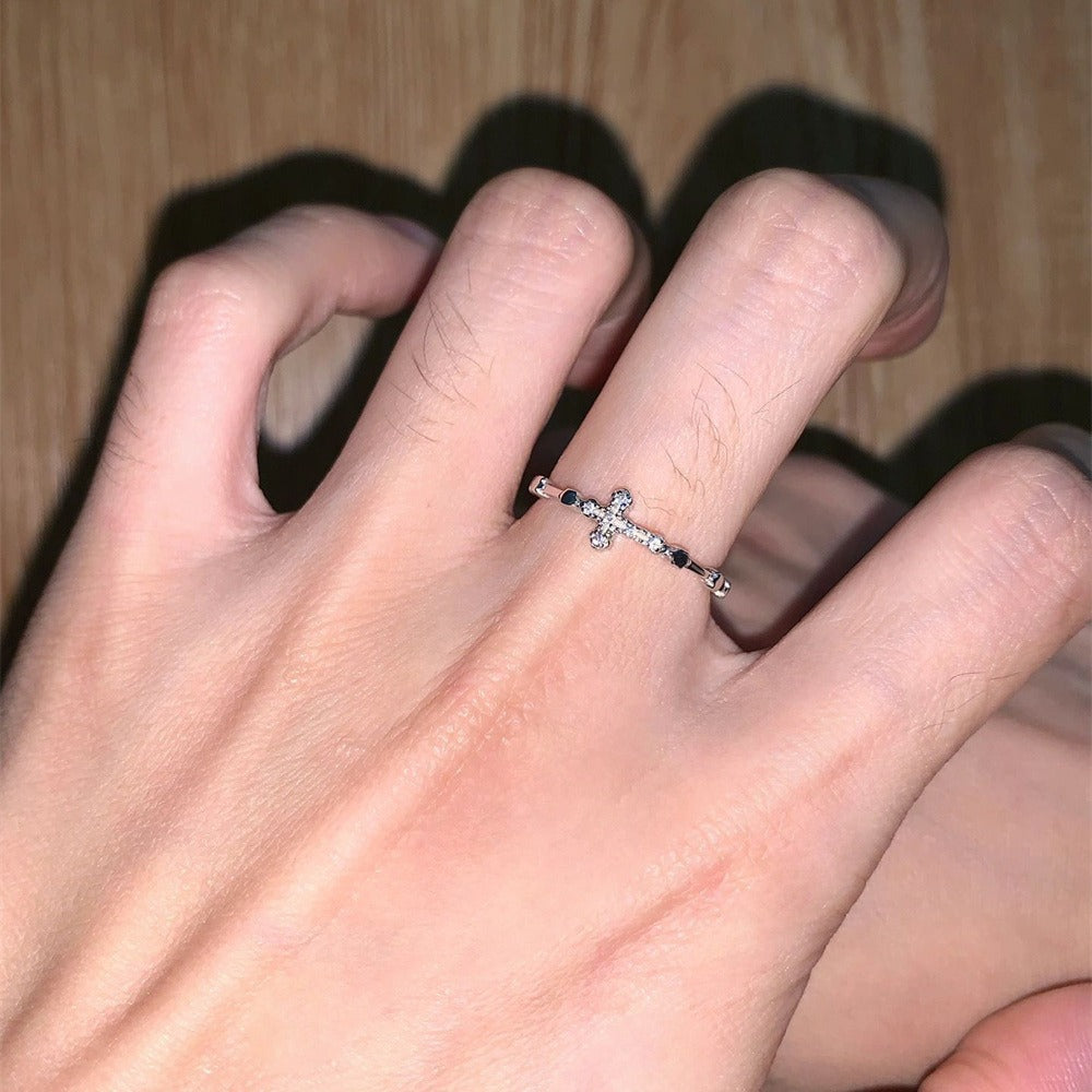 Stylish adjustable gold ring - image 10