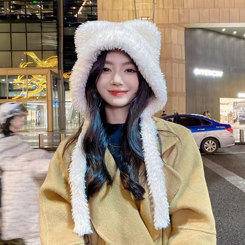Adorable bear ear winter headwear image 9