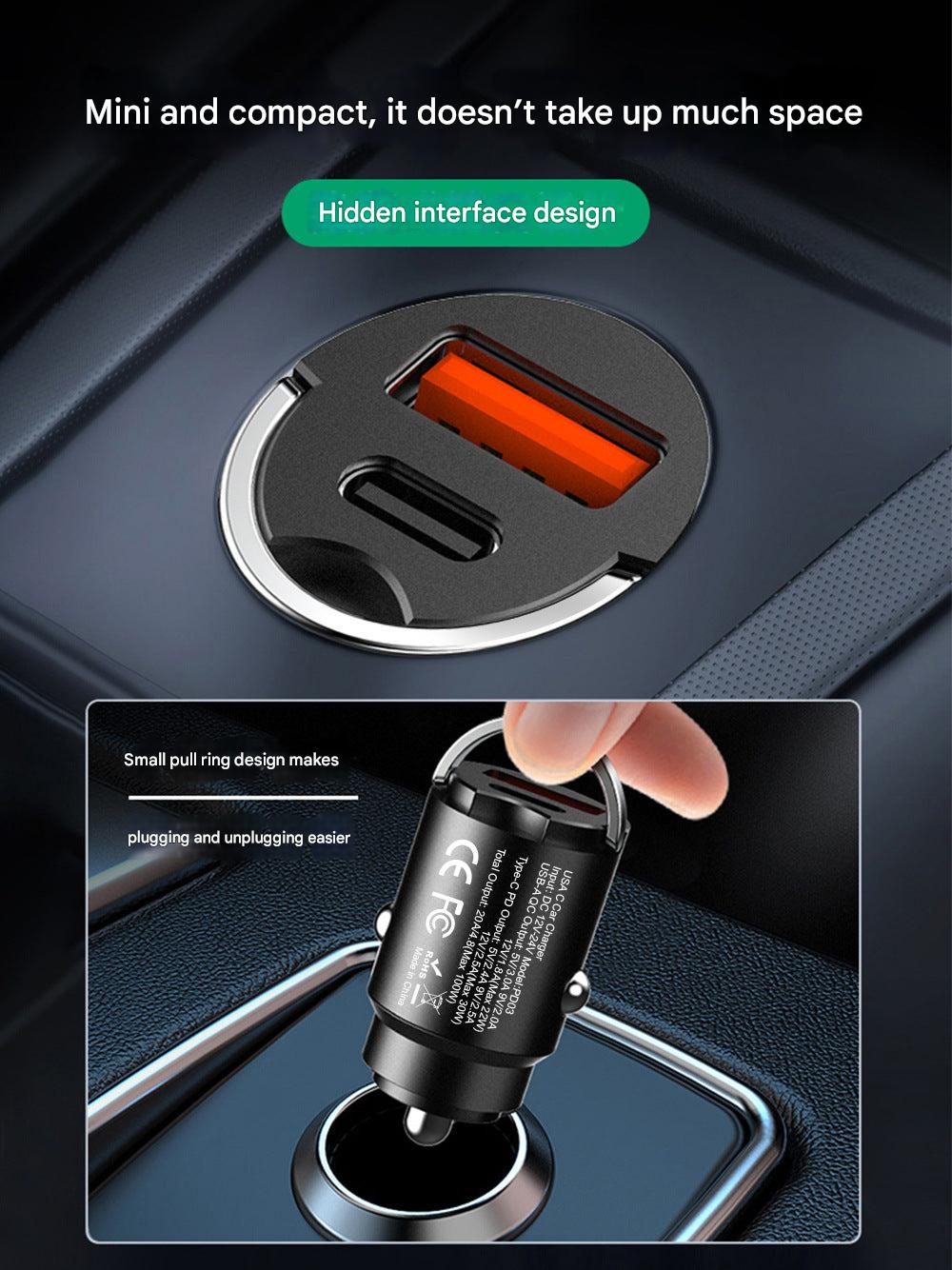 car charger compatible with Apple and Android