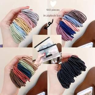 Comfortable plush hair accessory for kids in white