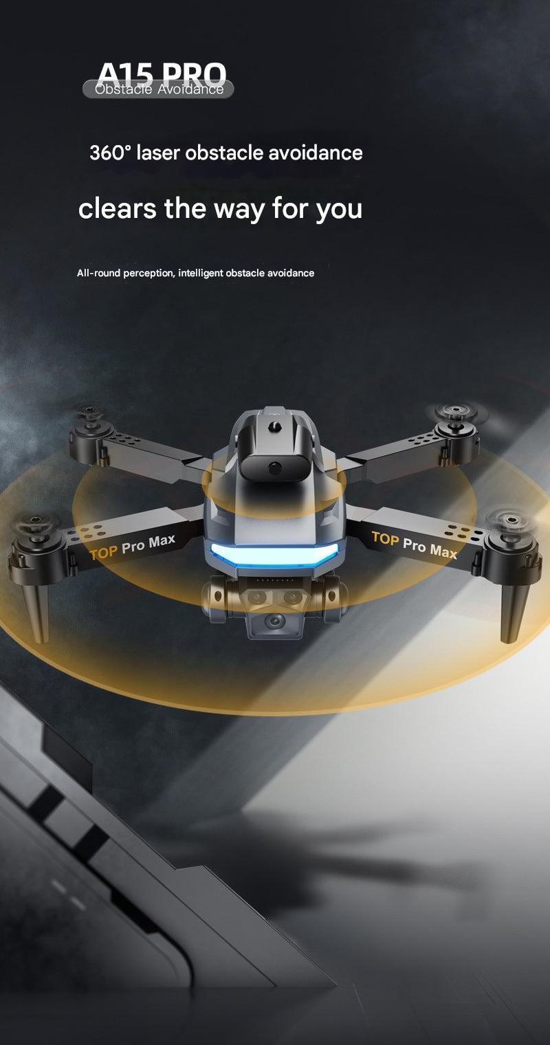 User engaging with A15 drone outdoors