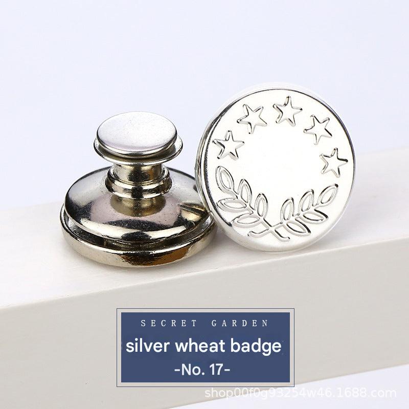 Adjustable Denim Jeans with Detachable Waistband - Image 1