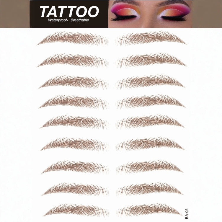 complete set of eyebrow stickers image 3