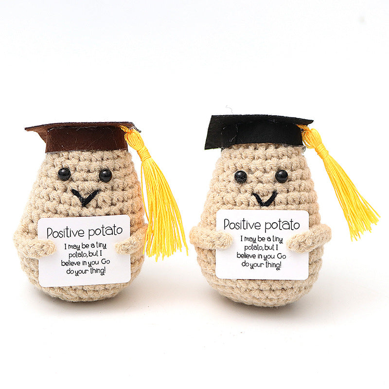Variant: Doctoral Cap Potato Couple P Card (Pack of 1)