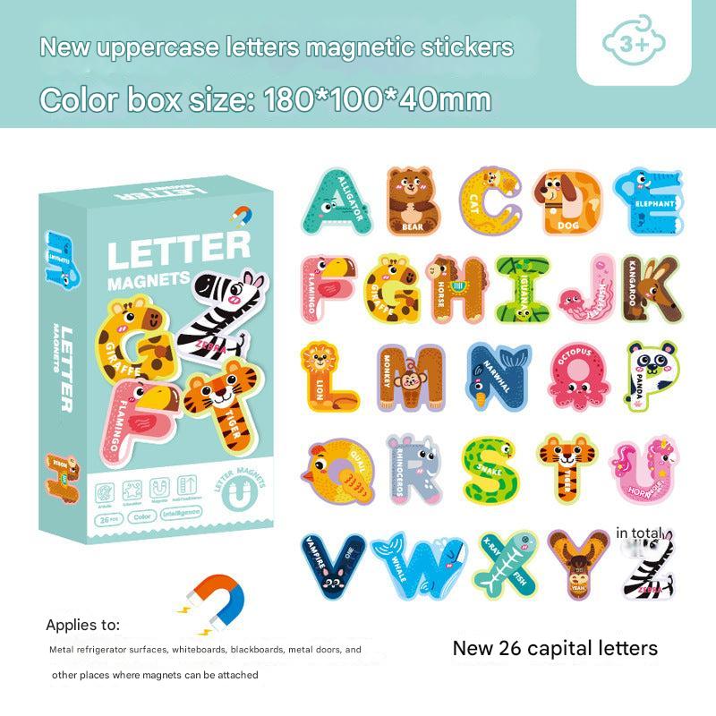 Variant: English Uppercase Letters Magnetic Refrigerator Set (Pack of 1)
