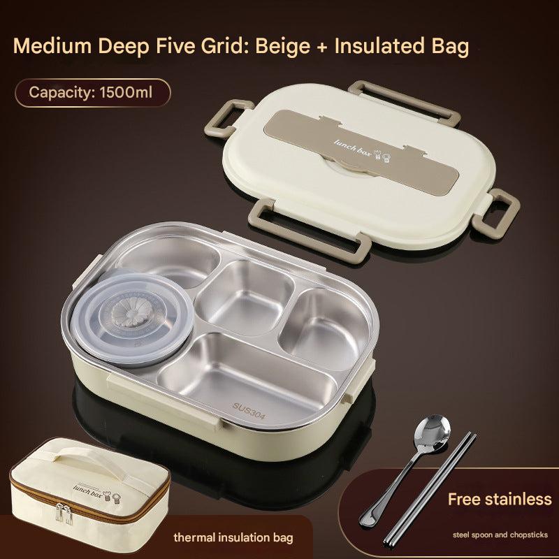 304 stainless steel lunch box with lid
