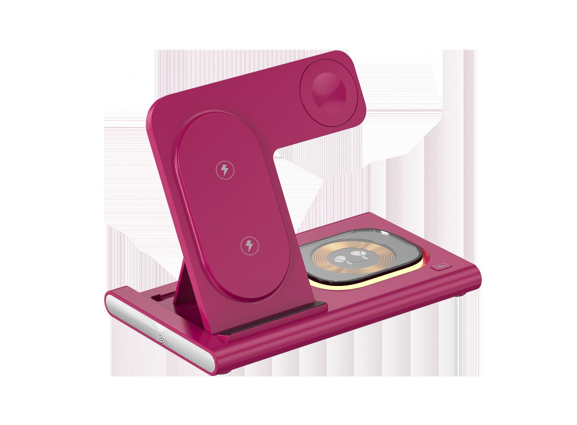 3-in-1 wireless charger front view