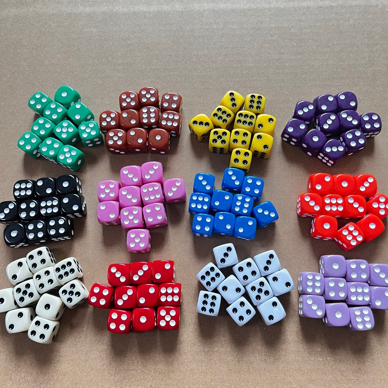solid color dice