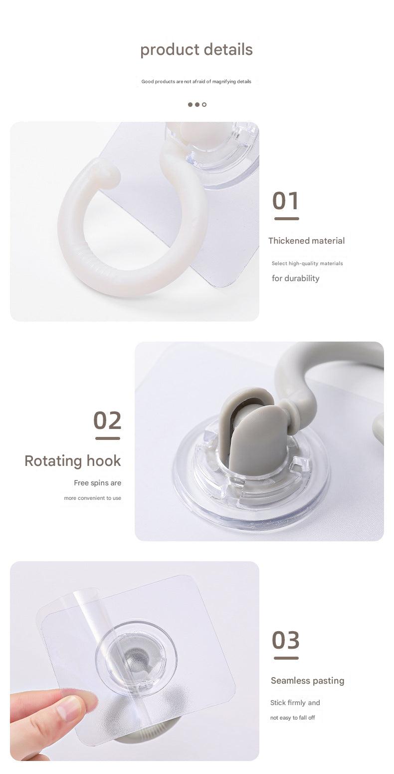 Adhesive hook with strong mounting