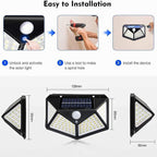 100 LED Solar Garden Light