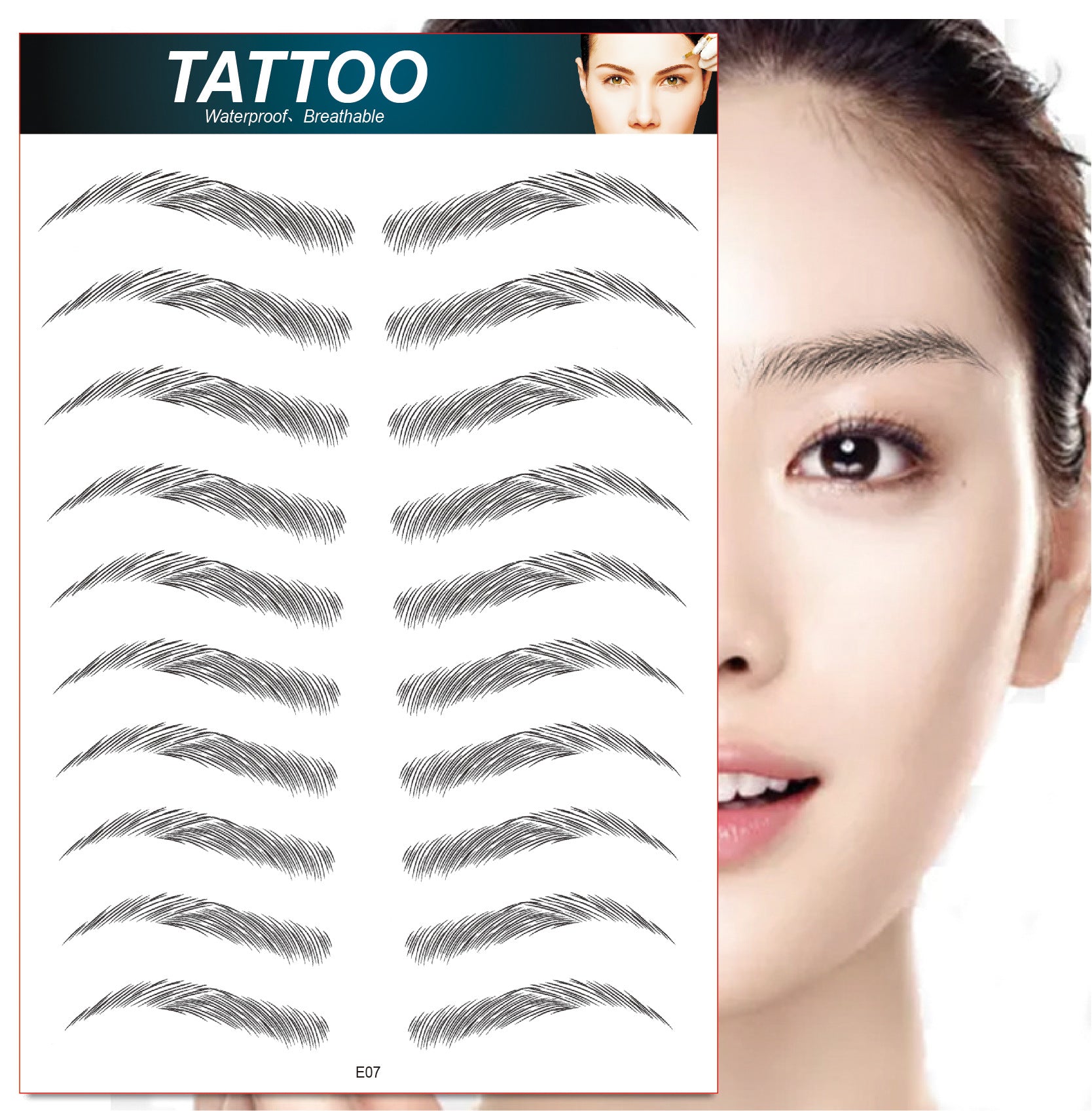 eyebrow tattoo application image 2