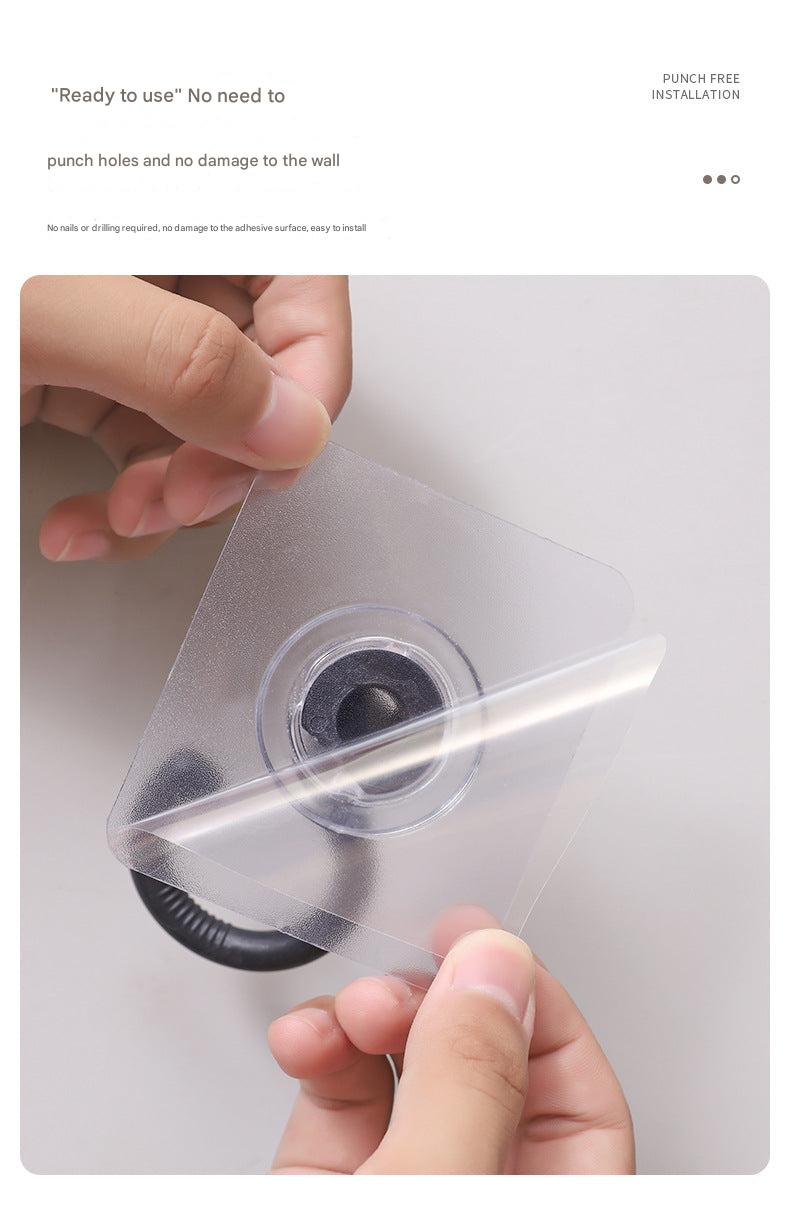 Adhesive wall hook in minimalist design