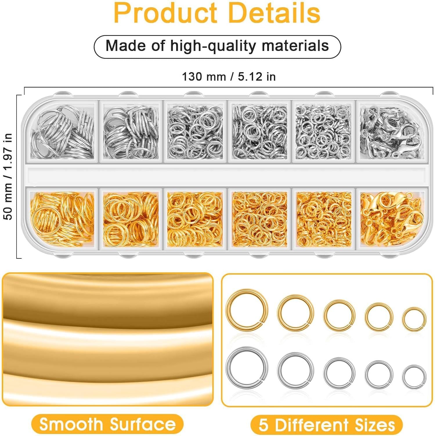 Colorful accessory pieces from kit image 9