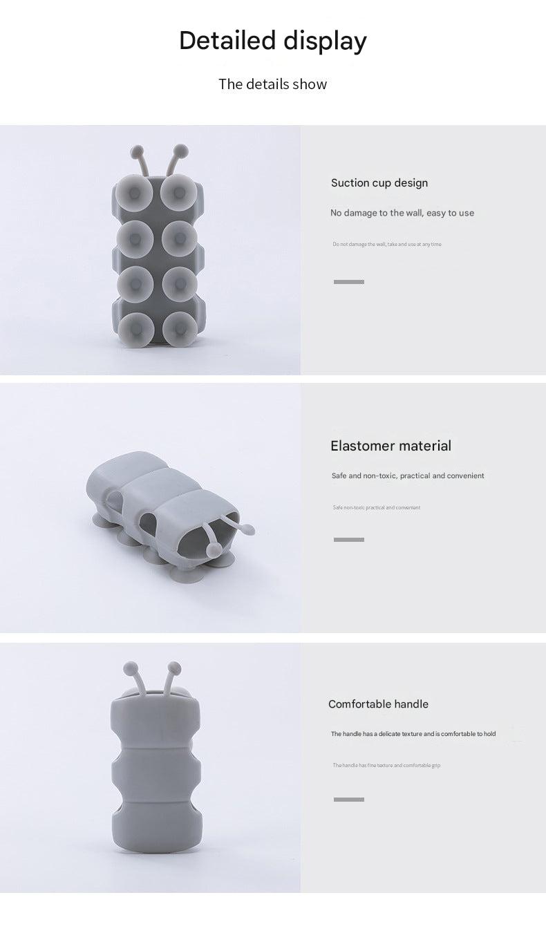 Suction cup shower holder in bathroom