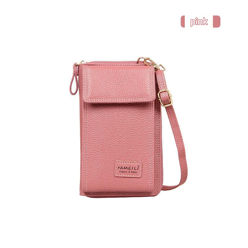 Women phone wallet bag gray