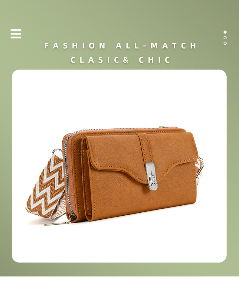 Stylish small square bag in purple